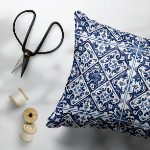 Cojín Decorativo Baldosas mediterráneas, portuguesas, azulejo, mall