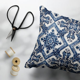 Cojín Decorativo Baldosas mediterráneas, portuguesas, azulejo, mall