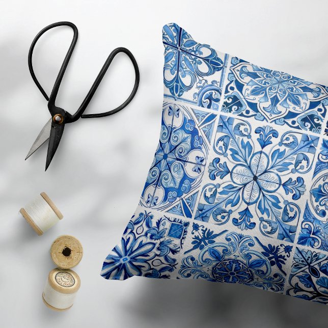 Cojín Decorativo Baldosas mediterráneas, portuguesas, azulejo, mall (Subido por el creador)