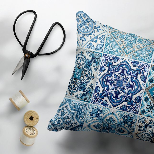 Cojín Decorativo Baldosas mediterráneas, portuguesas, azulejo, mall (Subido por el creador)
