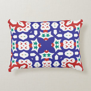 Cojín Decorativo Baldosas ornamentadas antiguas talavera méxico. De