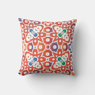 Cojín Decorativo Baldosas ornamentadas antiguas talavera méxico. Di