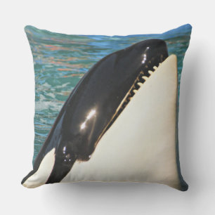 Cojín Decorativo Ballena diciendo hola