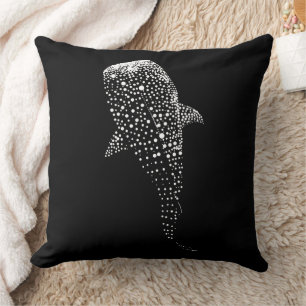 Cojín Decorativo Ballena Noche Estrellada: Guardián Celestial del O