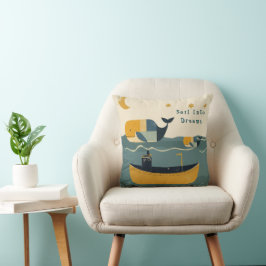 Cojín Decorativo Ballenas de Marea Lunar 