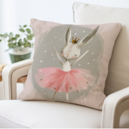 Cojín Decorativo Ballerina Bunny Pillow, Conejo Tutu Rosa