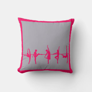 Cojín Decorativo Ballerina Classroom Dance Studio Pink Pillow
