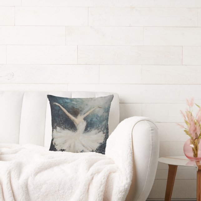 Cojín Decorativo Ballerina Dance Resumen Arte (Sofá)