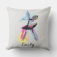 Ballerina Dancer Watercolor Personalizado