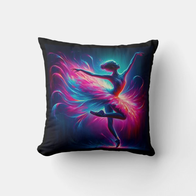 Cojín Decorativo ballerina neon beauty (Anverso)