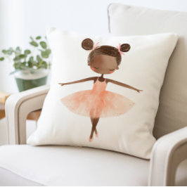 Cojín Decorativo Ballerina Pillow con papel de bailarín de ballet