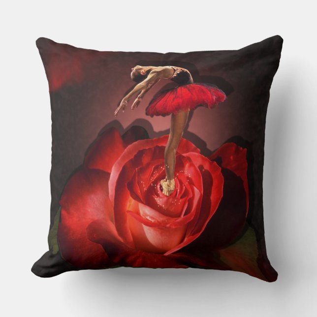 Cojín Decorativo Ballerina Rosa - Pillow (Anverso)