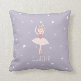 Cojín Decorativo Ballerina Stars Purple Chica