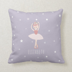 Cojín Decorativo Ballerina Stars Purple Chica
