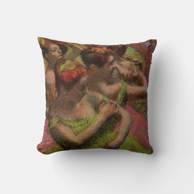 Cojín Decorativo Ballerinas Adjusting Their Dresses (Edgar Degas) (Anverso)