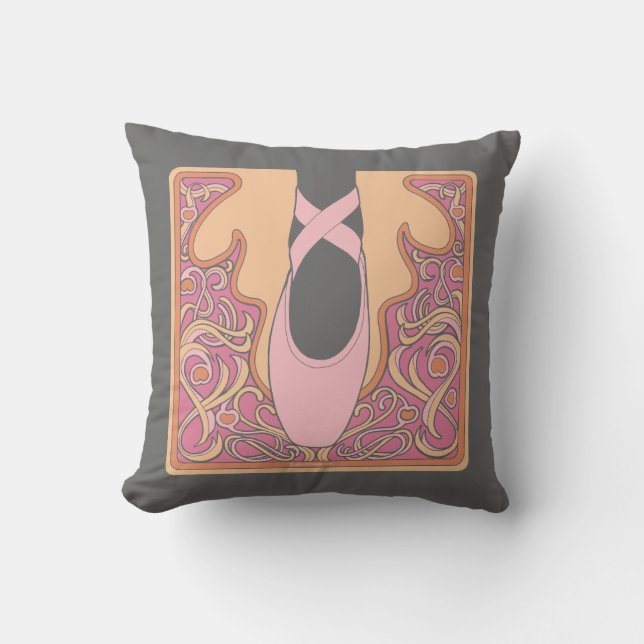 Cojín Decorativo Ballet de Nouveau (Anverso)