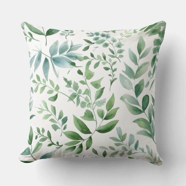 Cojín Decorativo Ballet Evergreen encantado Botánico (Anverso)
