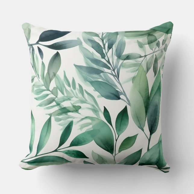 Cojín Decorativo Ballet Evergreen encantado Botánico (Anverso)
