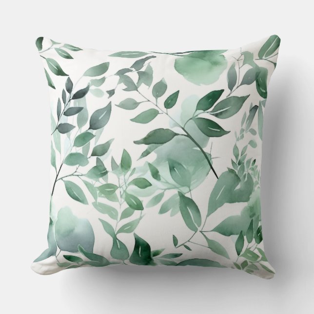 Cojín Decorativo Ballet Evergreen encantado Botánico (Anverso)