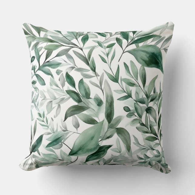 Cojín Decorativo Ballet Evergreen encantado Botánico (Anverso)