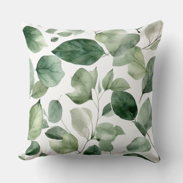 Cojín Decorativo Ballet Evergreen encantado Botánico (Anverso)