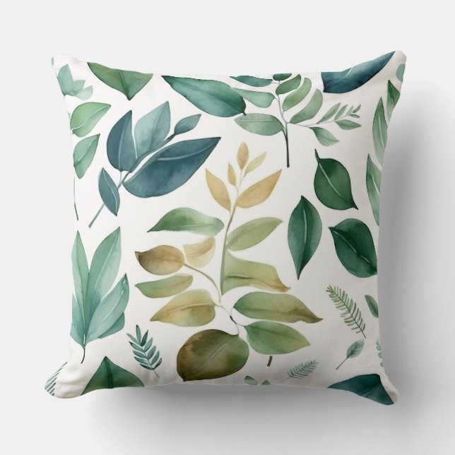 Cojín Decorativo Ballet Evergreen encantado Botánico (Anverso)