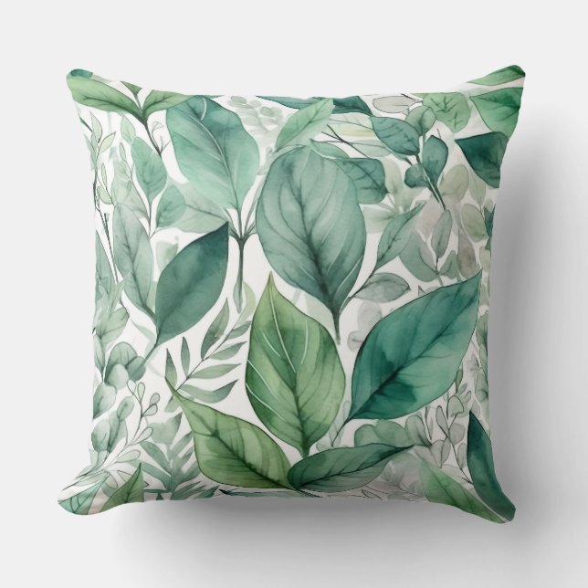 Cojín Decorativo Ballet Evergreen encantado Botánico (Anverso)