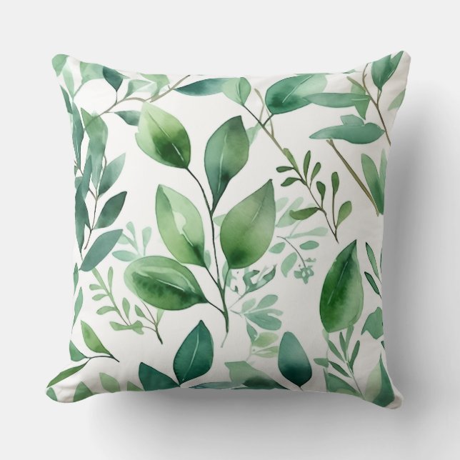 Cojín Decorativo Ballet Evergreen encantado Botánico (Anverso)