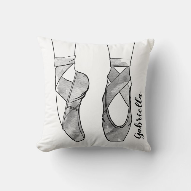 Cojín Decorativo Ballet personalizado de Ballerina (Anverso)
