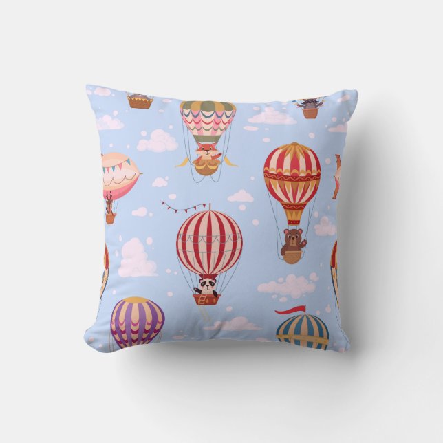 Cojín Decorativo Balloon Buddies Throw Pillow (Anverso)