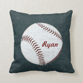 Cojín Decorativo Balón de béisbol - estilo vintage