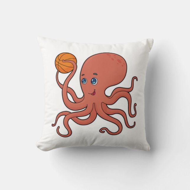 Cojín Decorativo Baloncestistas del Octopus (Anverso)