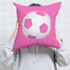 Cojín Decorativo Baloncesto blanco rosado - monogramado