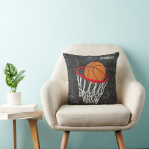 Baloncesto de Chalkboard y Hoop personalizados