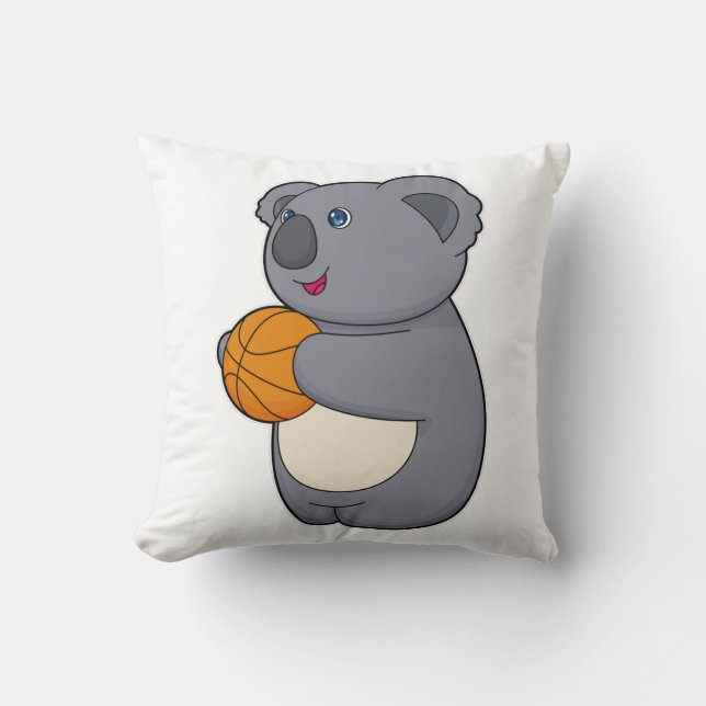 Cojín Decorativo Baloncesto de Koala (Anverso)