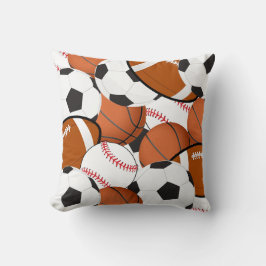 Cojín Decorativo Baloncesto deportivo de baloncesto de fútbol