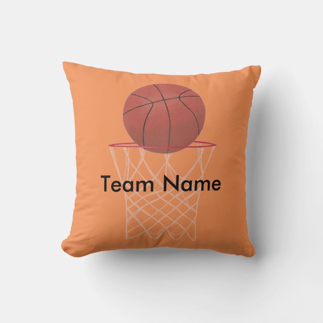 Cojín Decorativo Baloncesto en red de aros, Pillows (Anverso)