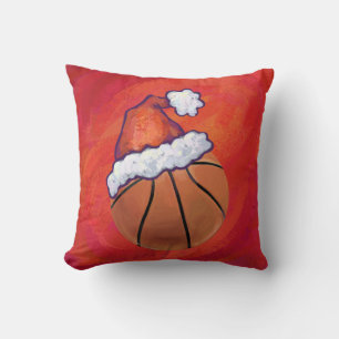 Cojín Decorativo Baloncesto en Santa Hat