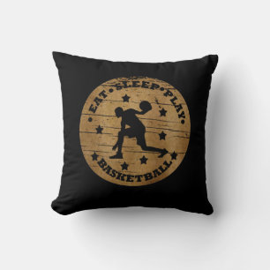Cojín Decorativo Baloncesto Jugador Vintage