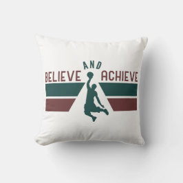 Cojín Decorativo Baloncesto Lover Jugador Ventilador de Baloncesto 