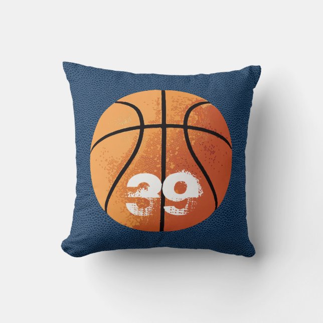 Cojín Decorativo Baloncesto (Personalizable) (Anverso)