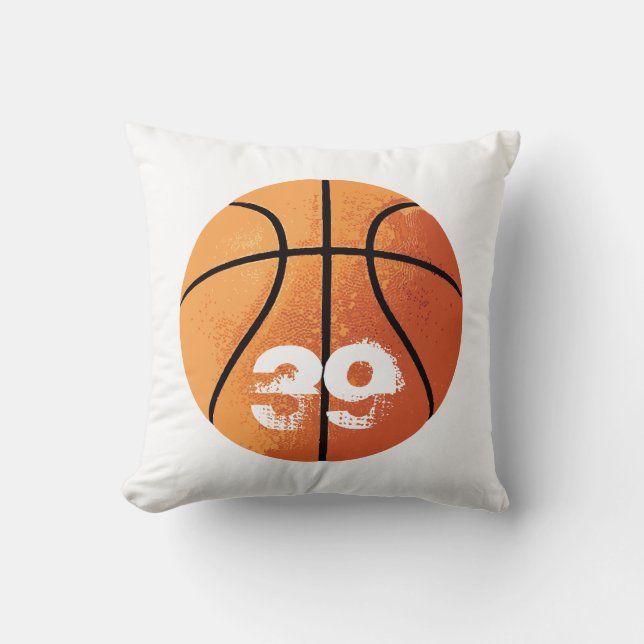 Cojín Decorativo Baloncesto (personalizado) (Anverso)