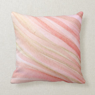 Cojín Decorativo Balones de aire caliente de color agua, Coral