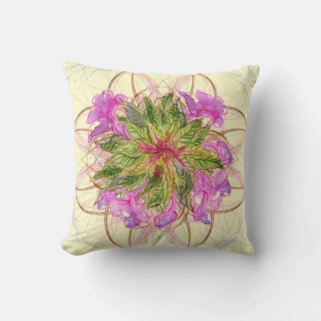 Cojín Decorativo Balsam Bouquet por Alexandra Cook (Anverso)