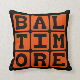 Cojín Decorativo Baltimore, Maryland Estados Unidos