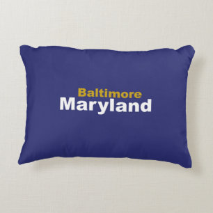 Cojín Decorativo Baltimore, Maryland Pillow