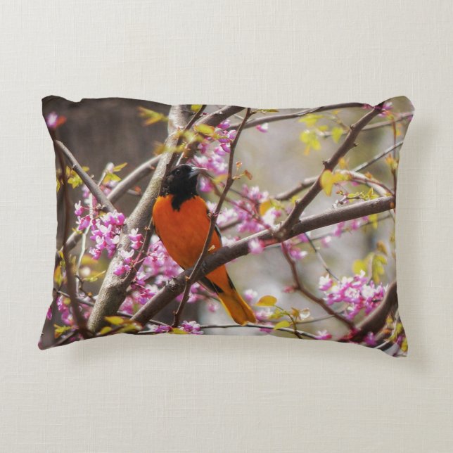Cojín Decorativo Baltimore Oriole (Reverso)