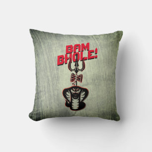 COJÍN DECORATIVO "BAM BHOLE" LORD SHIVA'S NAAG Y TRISHUL
