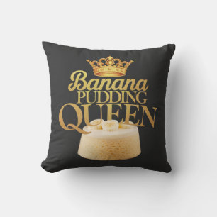 Cojín Decorativo Banana Pudding Queen Ultimate diseño para postre