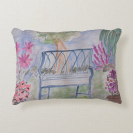 Cojín Decorativo Banco de jardín de verano